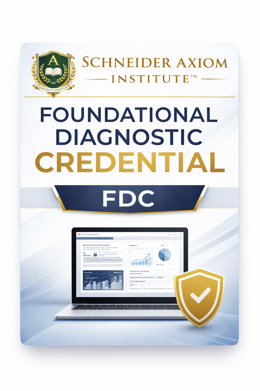 FDC — Foundational Diagnostic Credential for Business Owners and Leaders