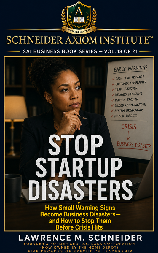 VOL 18 - STOP STARTUP DISASTERS by Lawrence M. Schneider