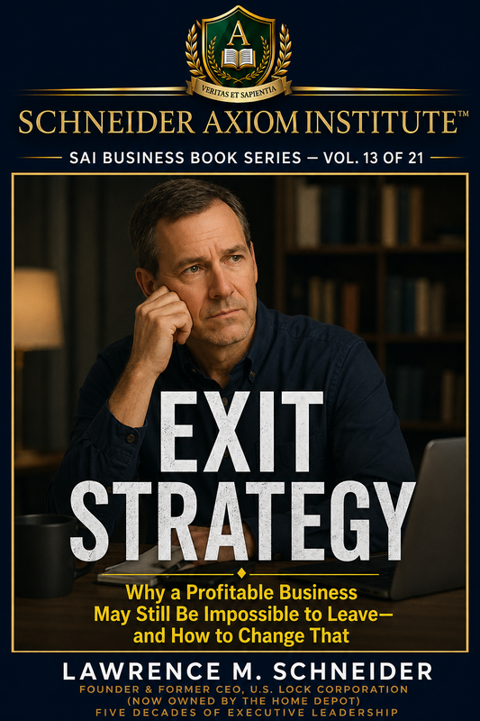 VOL 13 - EXIT STRATEGY by Lawrence M. Schneider