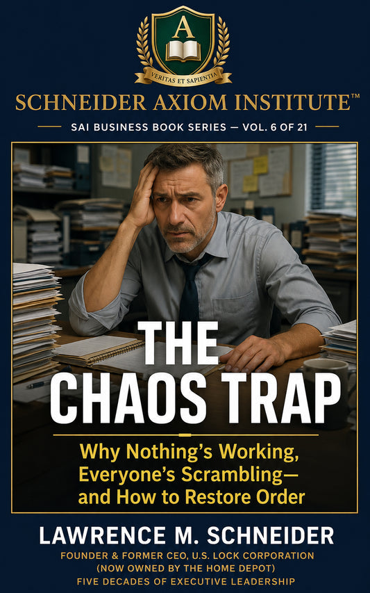 VOL 6 - THE CHAOS TRAP by Lawrence M. Schneider