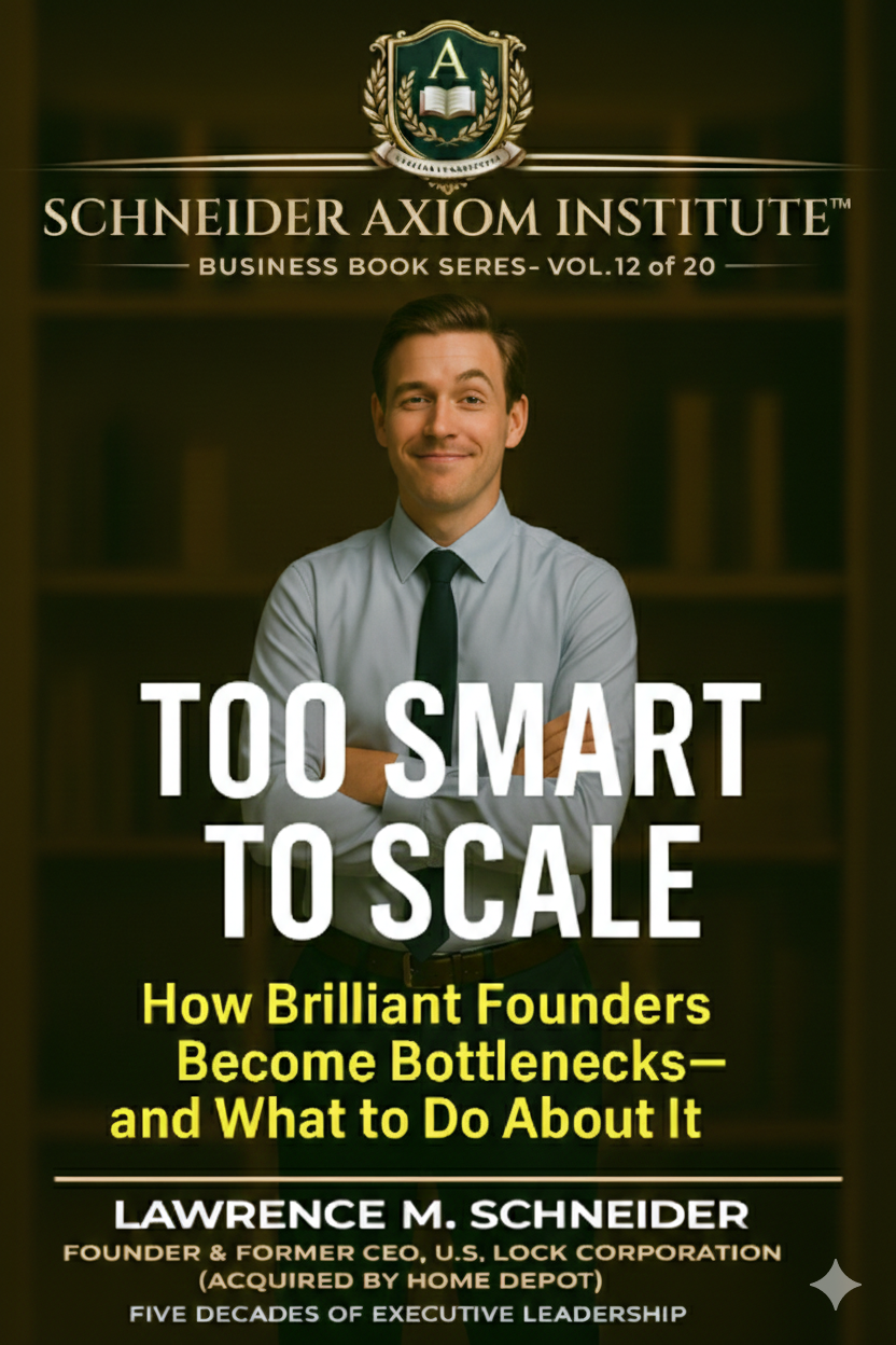 VOL 12 - TOO SMART TO SCALE by Lawrence M. Schneider