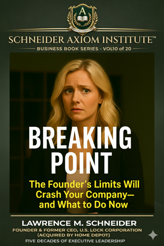 VOL 10 - BREAKING POINT by Lawrence M. Schneider