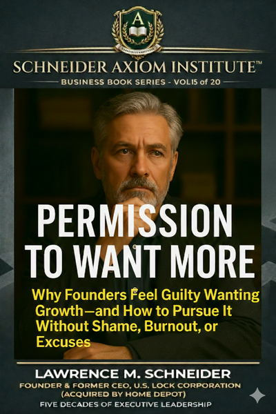Permission to Want More by Lawrence M. Schneider