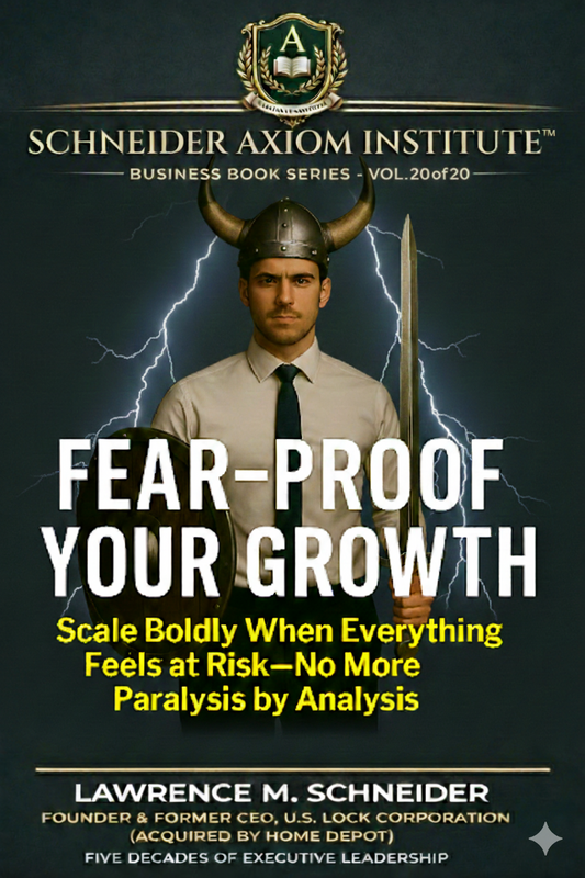 VOL 20 - FEAR-PROOF YOUR GROWTH by Lawrence M. Schneider