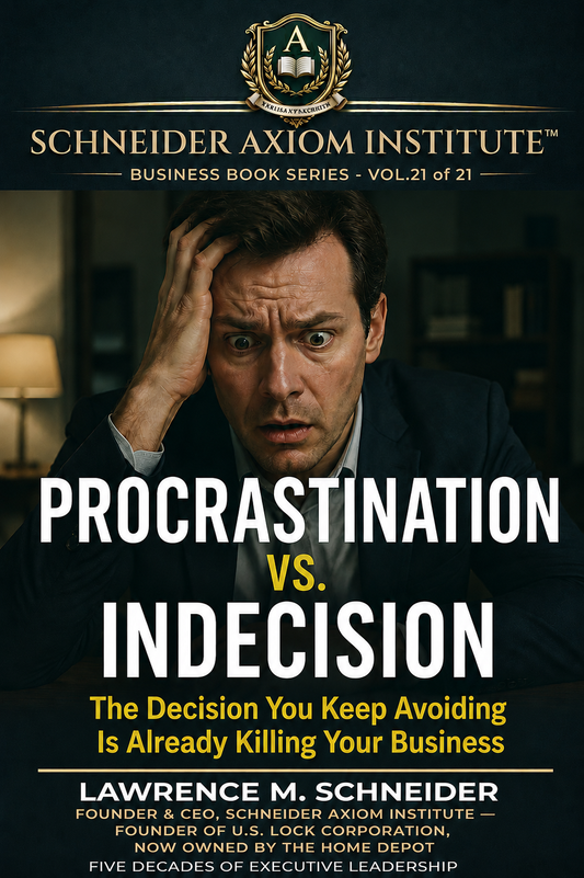 Vol 21 - Procrastination vs Indecision by Lawrence M. Schneider