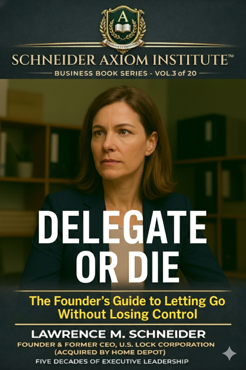 Volume 3 — Delegate or Die by Lawrence M. Schneider